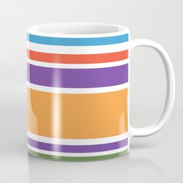 Modern Colorful Stripes Coffee Mug