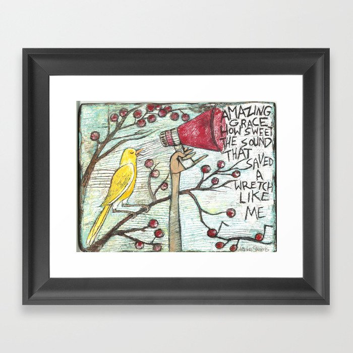 Amazing Grace Framed Art Print By Angelina1billion Society6