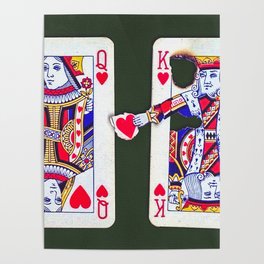 Playing Cards Love Poster