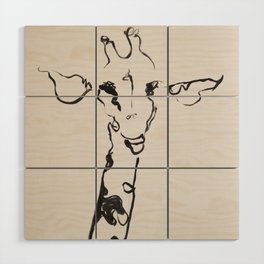 Giraffe Wood Wall Art