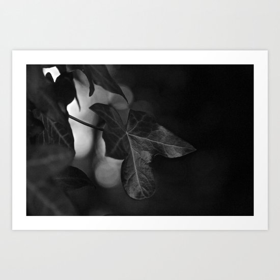 One Colour Leaf Art Print