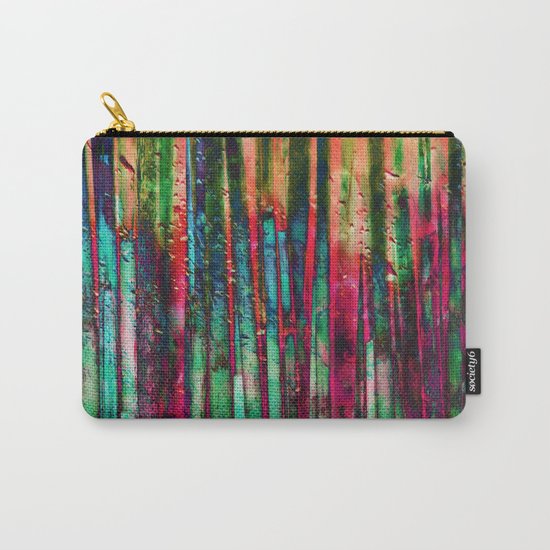 Colored Bamboo Carry-All Pouch