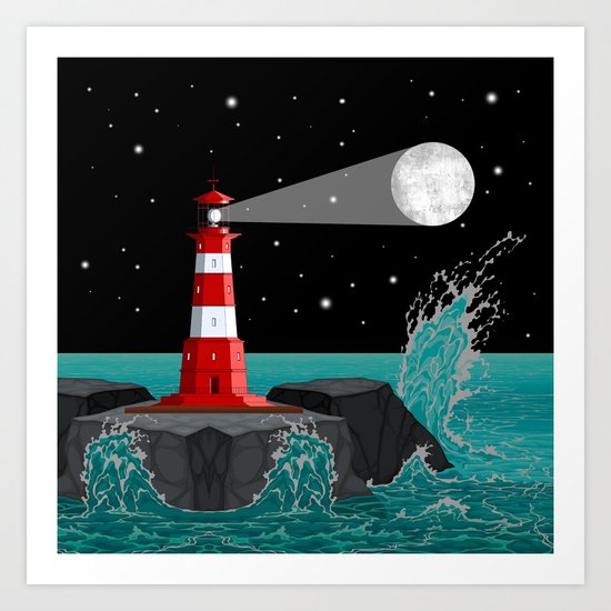 Moon Maker Art Print