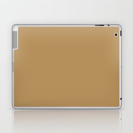 Dark Golden Brown Solid Color Pairs PPG Down to Earth PPG1091-6 - All One Single Shade Hue Colour Laptop Skin