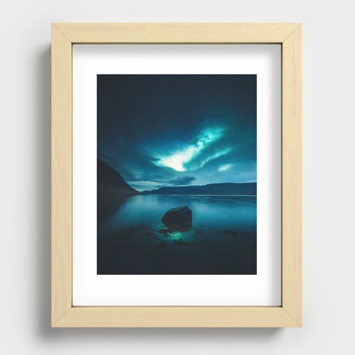Aurora Borealis (Northern Polar Lights) Recessed Framed Print