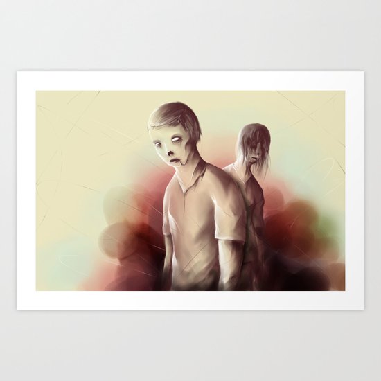 Zombies Art Print