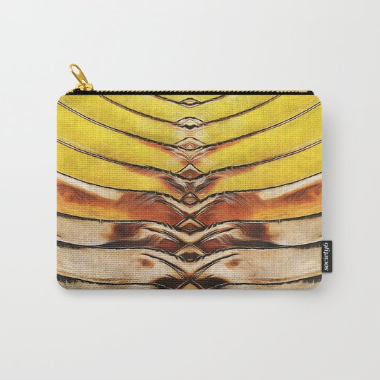 Palm Frond Leaf Macro Carry-All Pouch