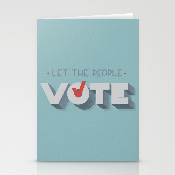 Let the People Vote Stationery Cards