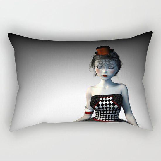 Leaving the circus Rectangular Pillow