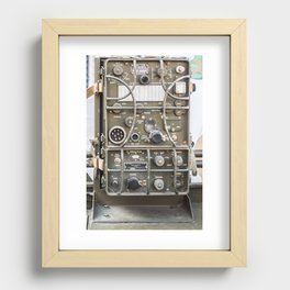 World war 2 radio of Willys jeep Recessed Framed Print