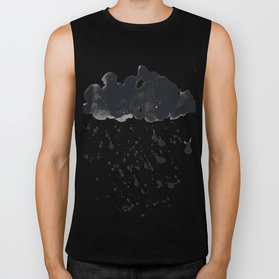 Inky Oil Cloud of Radiation Biker Tank