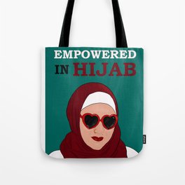 Empowered In Hijab Tote Bag