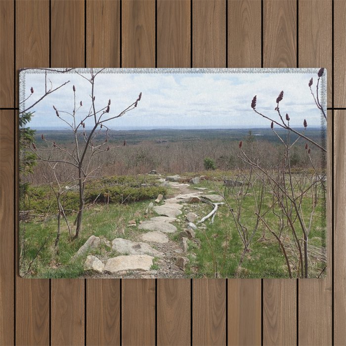 Mt. Agamenticus: The trail at the end of the world Outdoor Rug