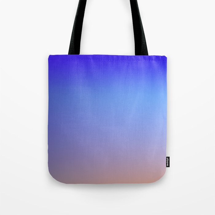 20  Blue Gradient Background 220715 Minimalist Art Valourine Digital Design Tote Bag