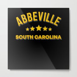 Abbeville South Carolina Metal Print