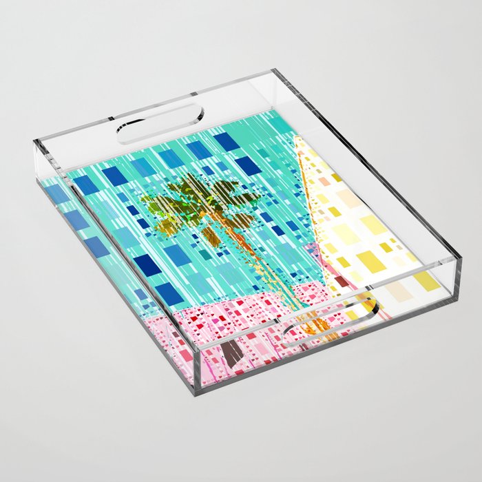 Paradise Calling Acrylic Tray