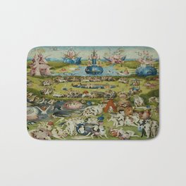 Hieronymus Bosch The Garden of Earthly Delights Bath Mat