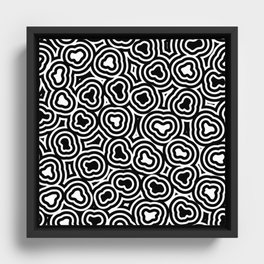 Splotchy by Shiri Mor Framed Canvas