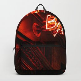 BAR (Color) Backpack | Nightlife, Lights, Drink, Tipsy, Neonsign, Drunks, Alcoholic, Drinker, Sign, Photo 