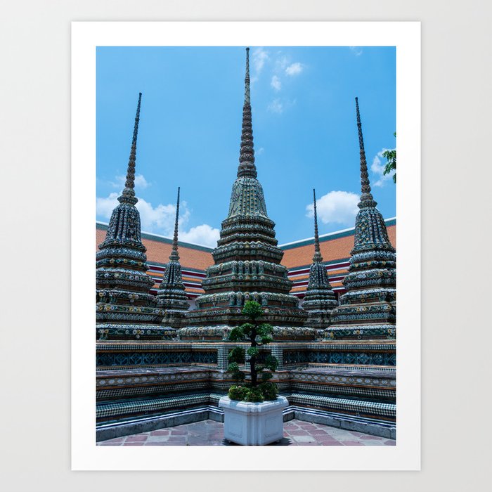 Wat Pho, Bangkok, Thailand Art Print