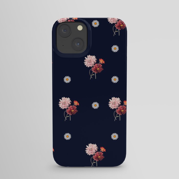 Bạn yêu thích những thiết kế ốp iPhone độc đáo và cá tính? Với họa tiết hoa Daisy và Dahlia trên nền xanh, chiếc ốp này sẽ khiến điện thoại của bạn trở nên thật nổi bật và độc đáo. Hãy sở hữu ngay chiếc ốp này để \