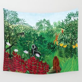 Henri Rousseau, Exotic, Artprints Wall Tapestry