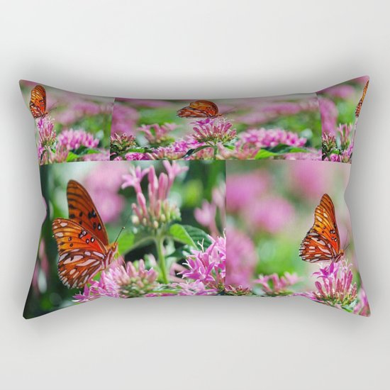 Wedding Butterfly Rectangular Pillow
