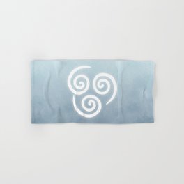 Avatar Air Bending Element Symbol Hand & Bath Towel