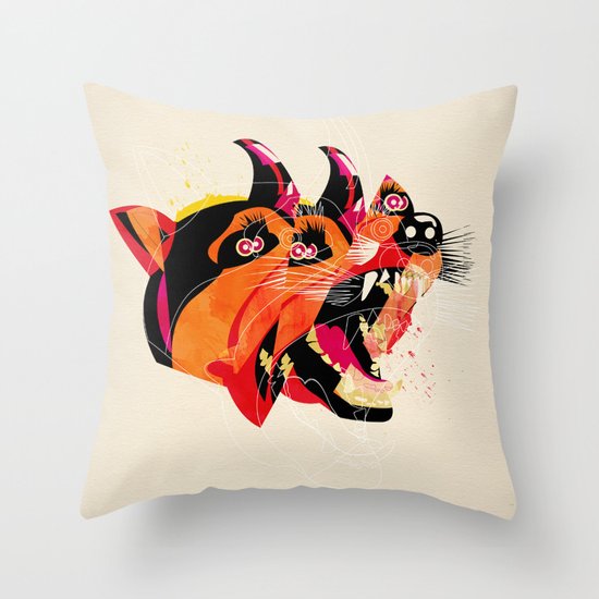 can/can Throw Pillow