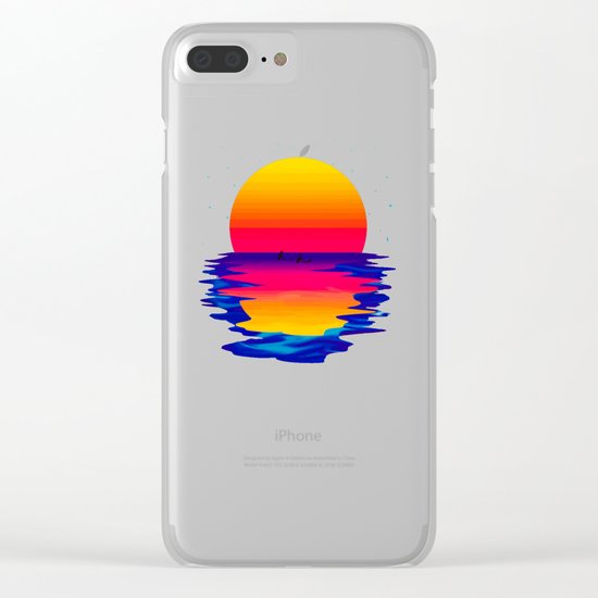 Ocean Dreams Clear iPhone Case