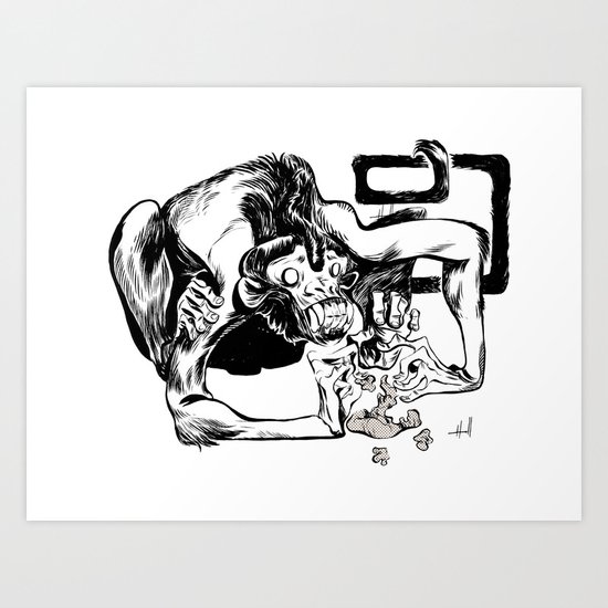 Keep your sh*t together Art Print