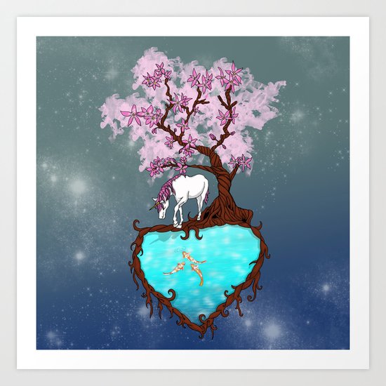 Last Unicorn Art Print