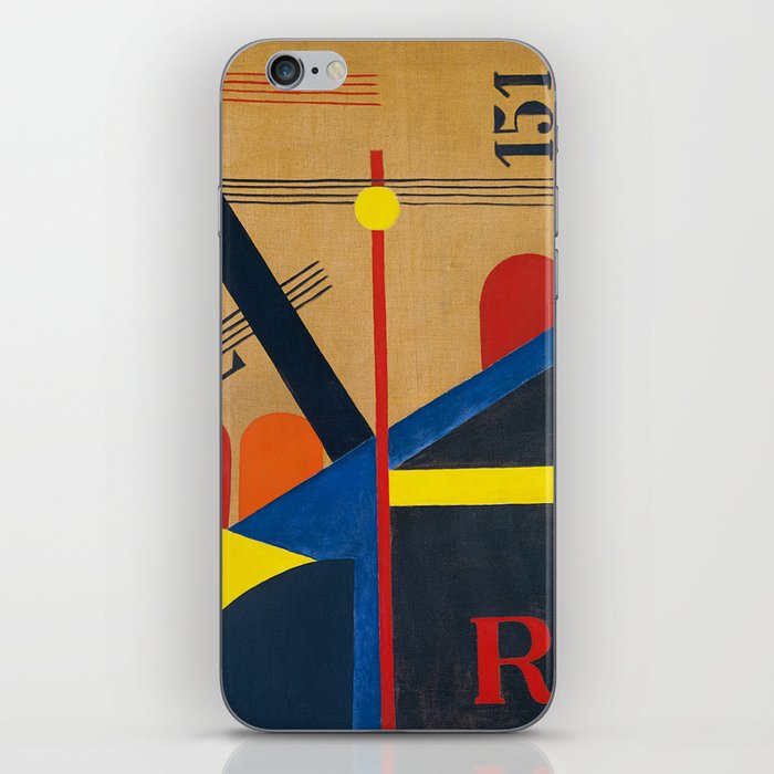 The Big Railroad Picture by Laszlo Moholy-Nagy iPhone Skin