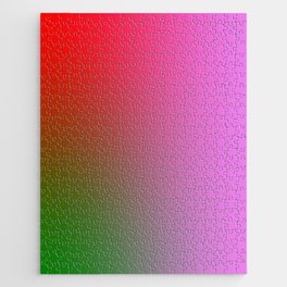 52 Rainbow Gradient Colour Palette 220506 Aura Ombre Valourine Digital Minimalist Art Jigsaw Puzzle