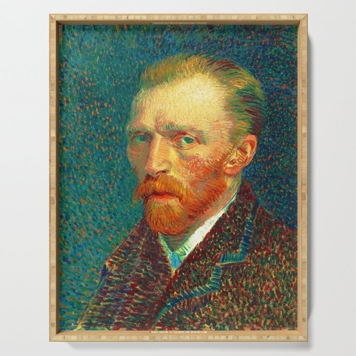 Vincent van Gogh "Self-portrait" (2) Serving Tray