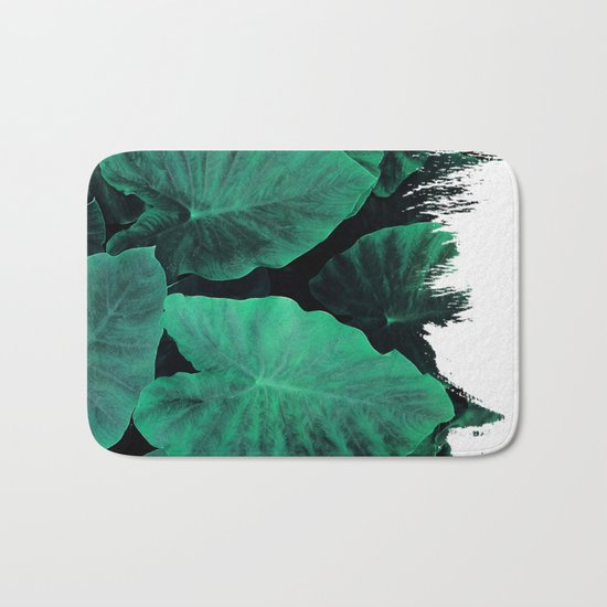 Painting on Jungle Bath Mat