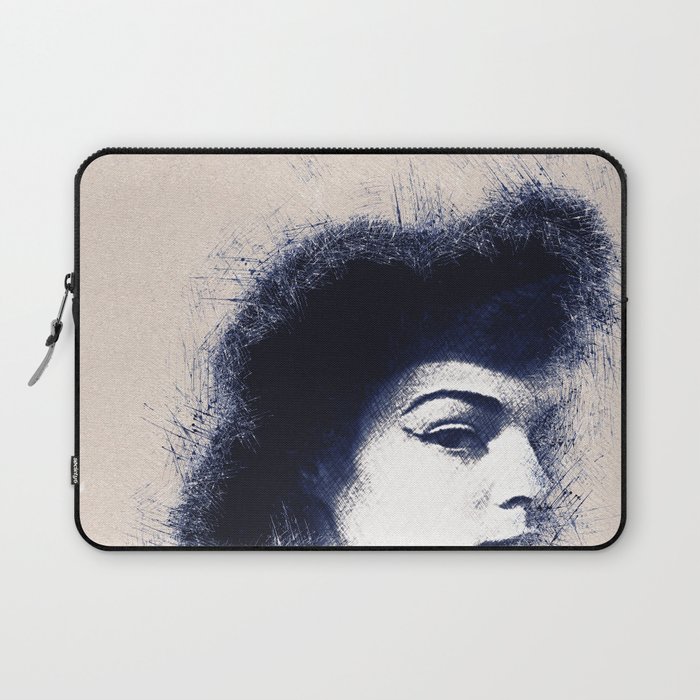 hat face Poster in Home Wall Art Laptop Sleeve