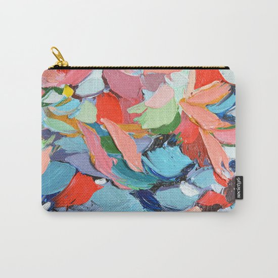 Winter's Bouquet Carry-All Pouch