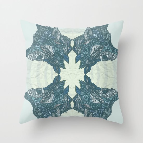 Wolf Pack Throw Pillow