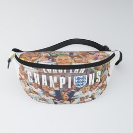 England Women's Euro 2022 Champions Football Team Collage - UEFA European Championships Soccer Fanny Pack