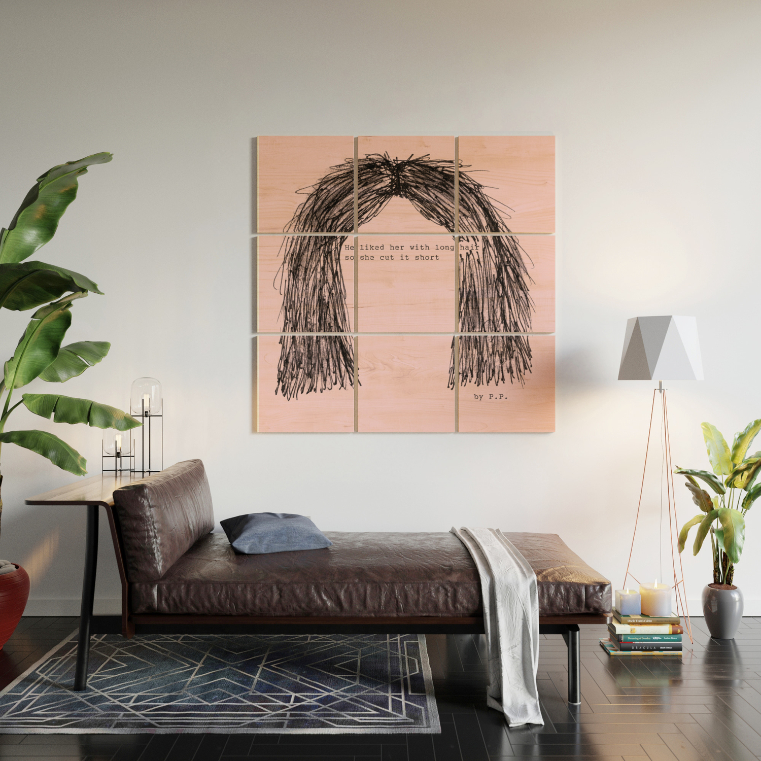 Tumblr Famous Hair Quote By Pien Pouwels Wood Wall Art By Oceanflowerbird