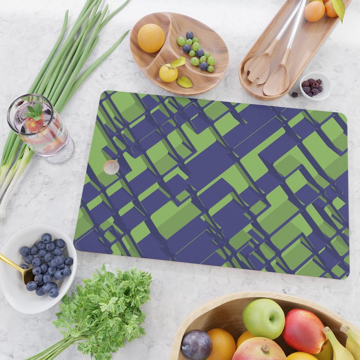 3d Abstract Futuristic Background Iii Cutting Board By Creativebd