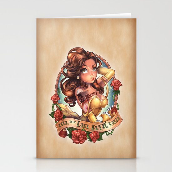 Till The Last Petal Falls Stationery Cards
