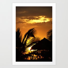 sunset Art Print