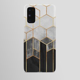 Charcoal Hexagons Android Case