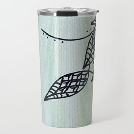 doodle and water colour Travel Mug