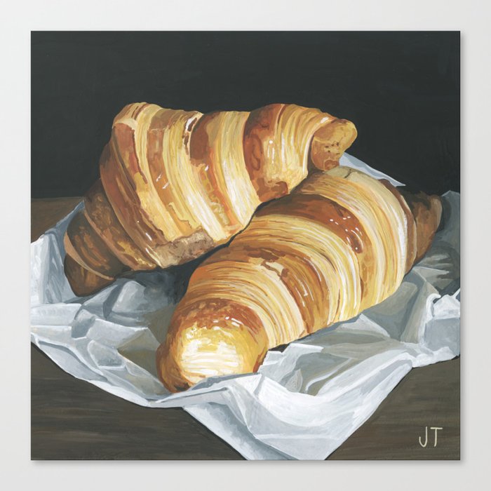 Croissants Canvas Print