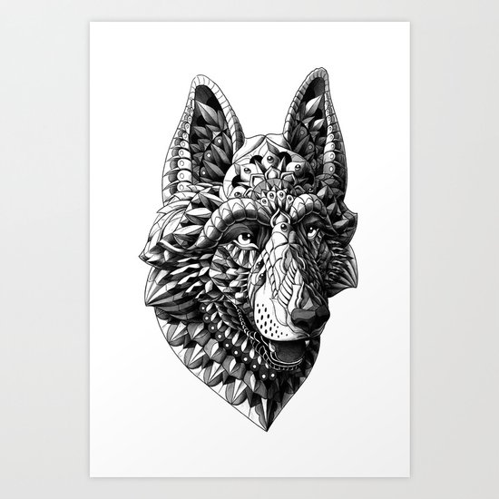 German Shepherd Art Print