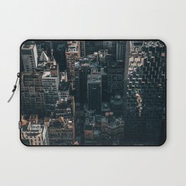 New York City skyscraper aerial view of Manhattan  Laptop Sleeve