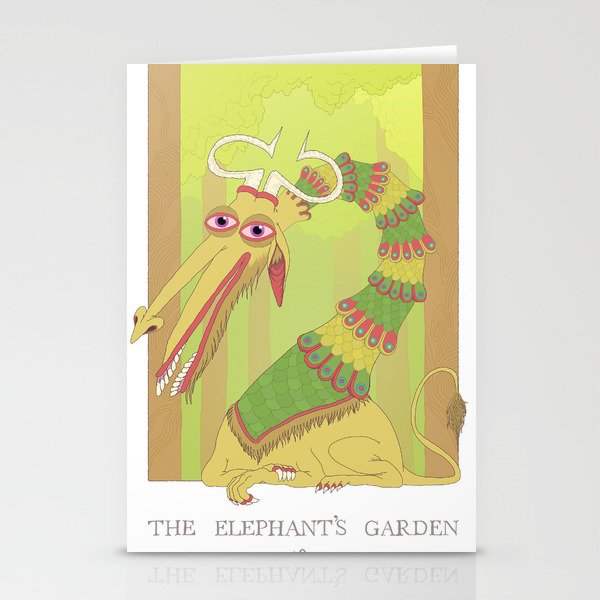 The Elephant's Garden - The Perpetual Glibb Stationery Cards